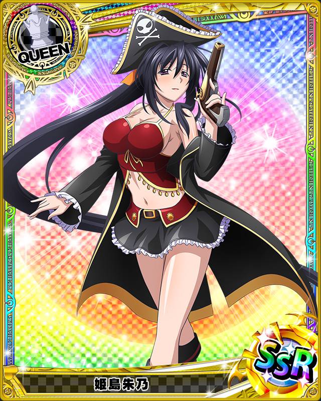 2384 Pirates Himejima Akeno Queen High School Dxd Mobage Cards 